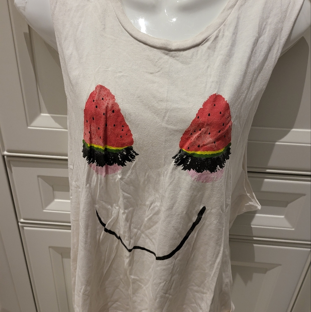 Wh8te Tank Top